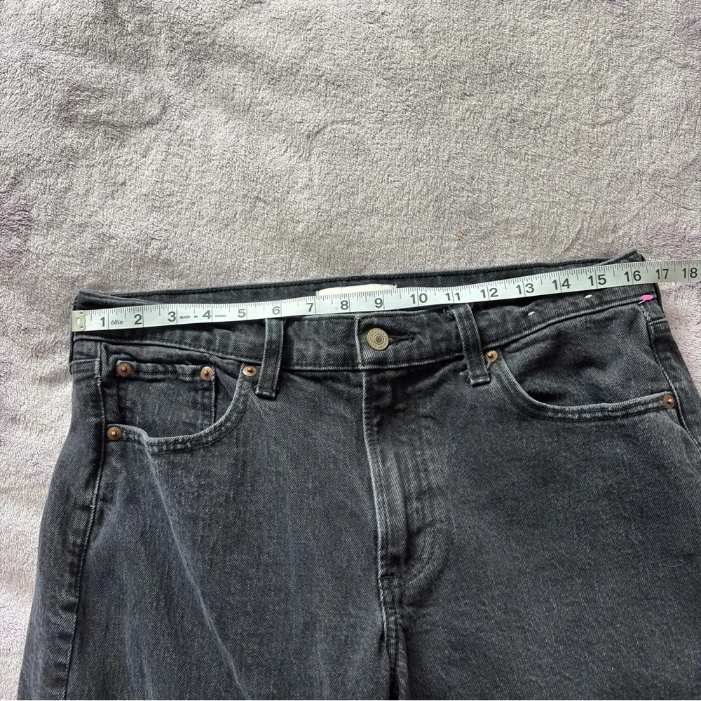Abercrombie & Fitch Women's Gray Straight Leg Jeans Low Rise 29/8R - Picture 10 of 12